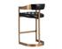Beaumont Barstool - Antique Brass - Cantina Black by Sunpan