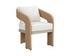 PYLOS DINING ARMCHAIR - NATURAL - LOUIS CREAM by Sunpan