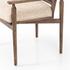 Xavier Dining Armchair In Hasselt Taupe by FOUR HANDS