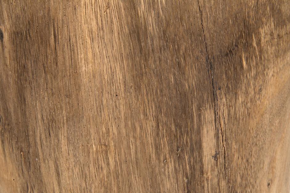 Tabula Munggur Wood Side Table with Semi-Gloss Finish by Noir Furniture