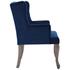 Combest French Vintage Dining Performance Velvet Armchair In Navy by Modway Furniture