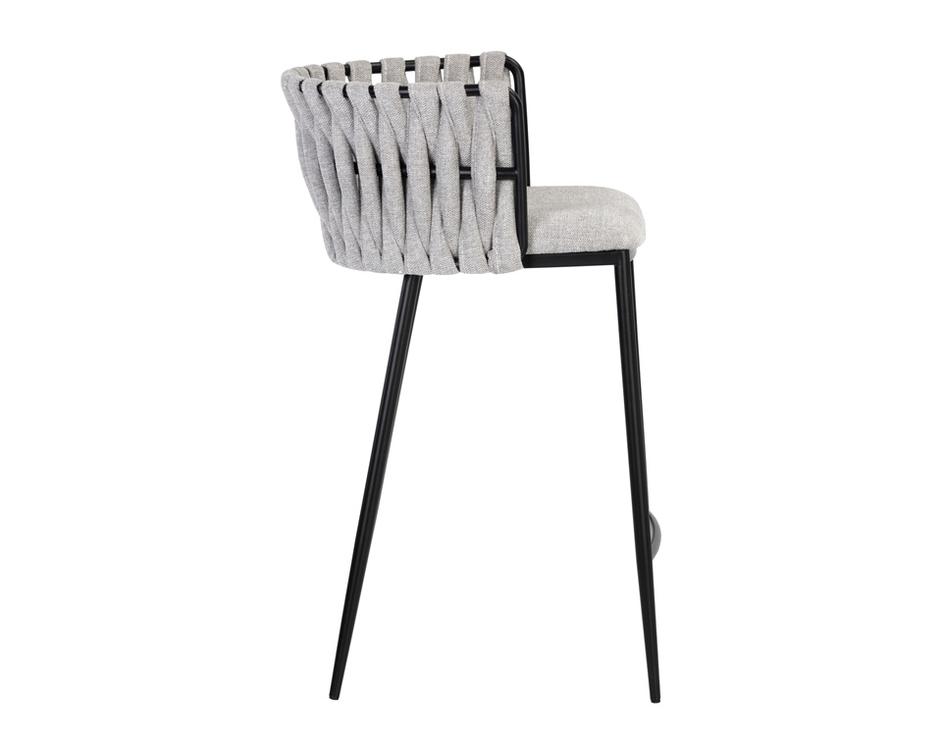 Sarai Counter Stool - Belfast Heather Grey by Sunpan