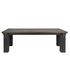Duncan Reclaimed Pine 90" Dining Table Suede Brown/Carbon Black by Classic Home