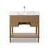Toulouse Single Vanity - Washed Blonde Oak Veneer by Four Hands