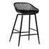 PIAZZA OUTDOOR COUNTER STOOL BLACK-M2 by Moes Home