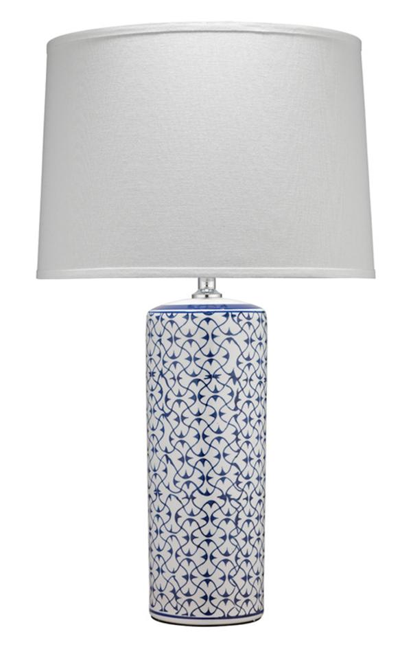 Vivian Ceramic Table Lamp, Blue by Jamie Young
