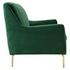 Dwayne Channel Tufted Performance Velvet Sofa In Emerald by Modway Furniture