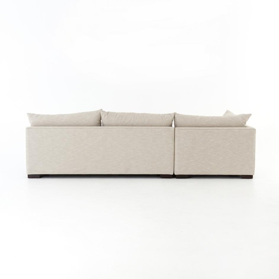 Grant 3 Piece Sectional-Oatmeal by FOUR HANDS