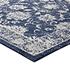 Maxton Distressed Floral Lattice 8X10 Area Rug In Dark Blue And Ivory by Modway Furniture
