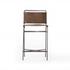 Wharton Stool In Distressed Brown In Counter by FOUR HANDS