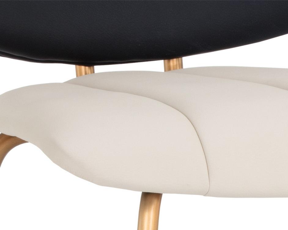Lorelei Counter Stool - Dillon Cream / Dillon Black by Sunpan