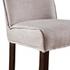 Buddy 20" Off-White Linen Counter Chair, Dark Legs by Home Trends & Design