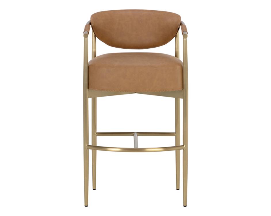 HELOISE BARSTOOL - MILLIKEN COGNAC by Sunpan