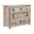 Baltim Reclaimed Wood 3Dwr Print Block Cabinet by Classic Home