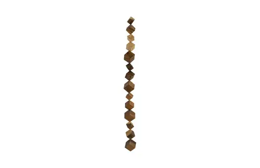 Dice Wall Art, Chamcha Wood, Natural by PHILLIPS COLLECTION