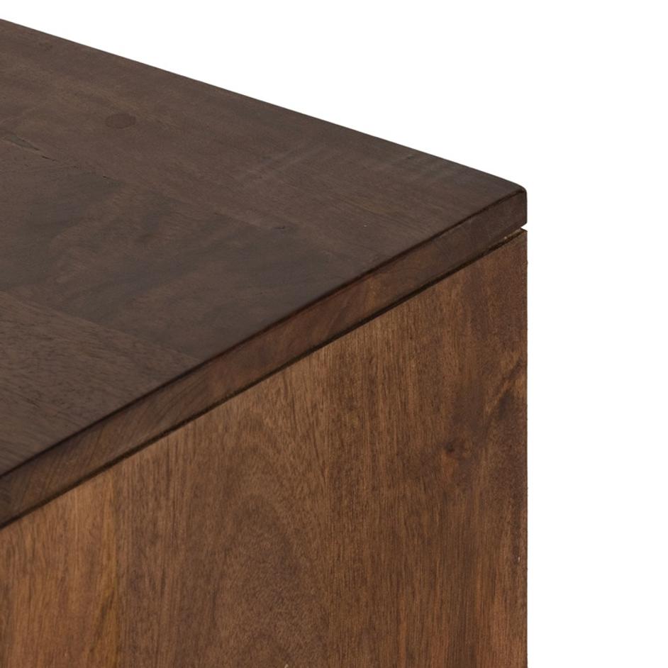 Carmel Media Console In Brown Wash by FOUR HANDS