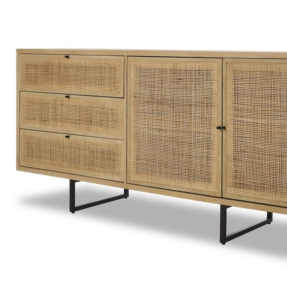 Carmel Sideboard 96" - Natural Cane by Four Hands