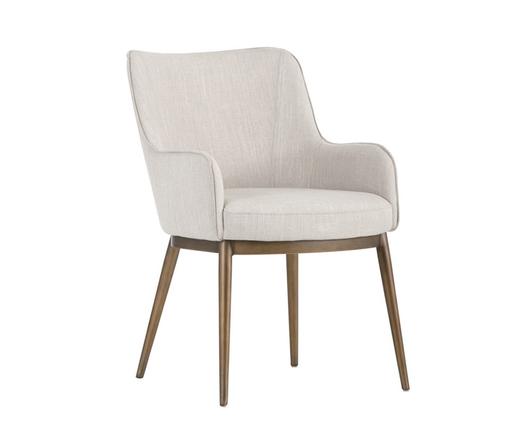 Franklin Dining Chair - Beige Linen by Sunpan