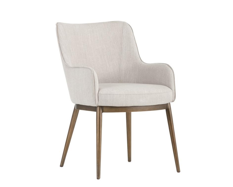 Franklin Dining Chair - Beige Linen by Sunpan
