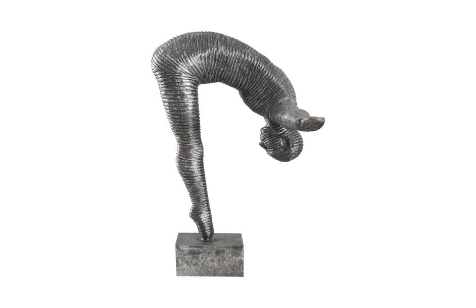 Diving Sculpture, Aluminum, Smallall by PHILLIPS COLLECTION