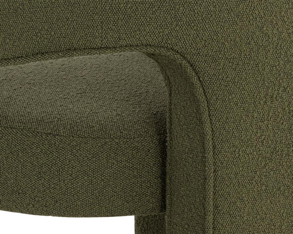 ISIDORE DINING ARMCHAIR - COPENHAGEN OLIVE by Sunpan