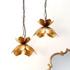 Flowering Lotus Iron Pendant, Antique Gold, Small by Jamie Young
