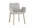Lucano Dining Armchair - Belfast Heather Grey by Sunpan