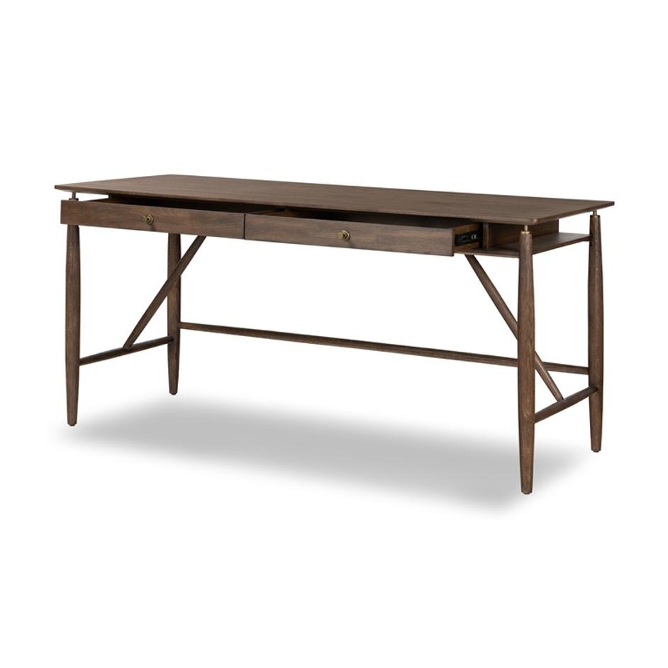 Markia Desk in Aged Oak by FOUR HANDS