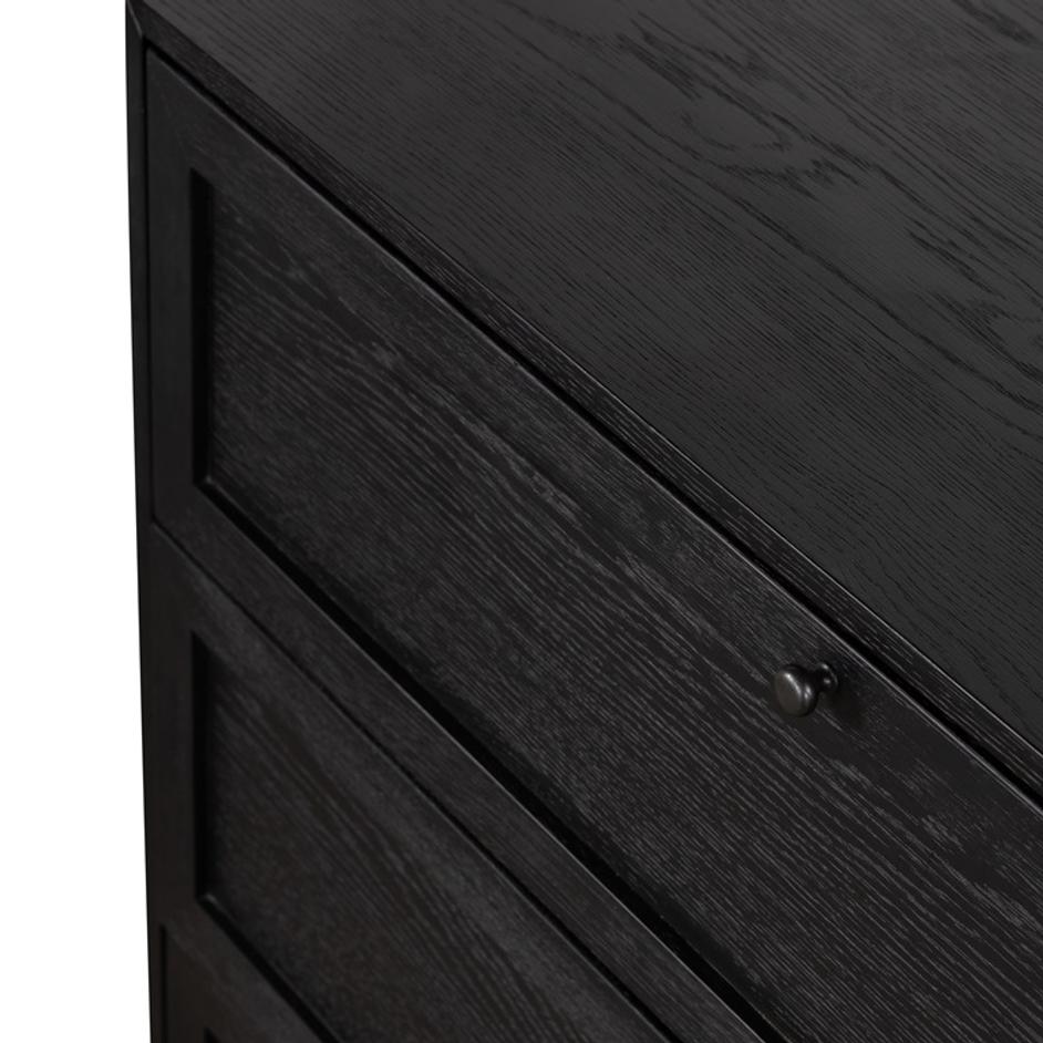 Millie 6 Drawer Dresser In Drifted Matte Bl by FOUR HANDS