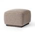 Sinclair Square Ottoman-21" In Barrow Taupe And Sienna Brown by Four Hands
