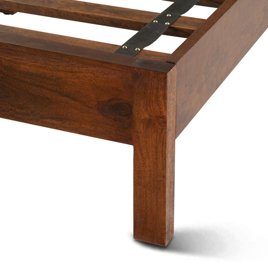 Cosmopolitan Queen Bed, Honey Brown by Home Trends & Design