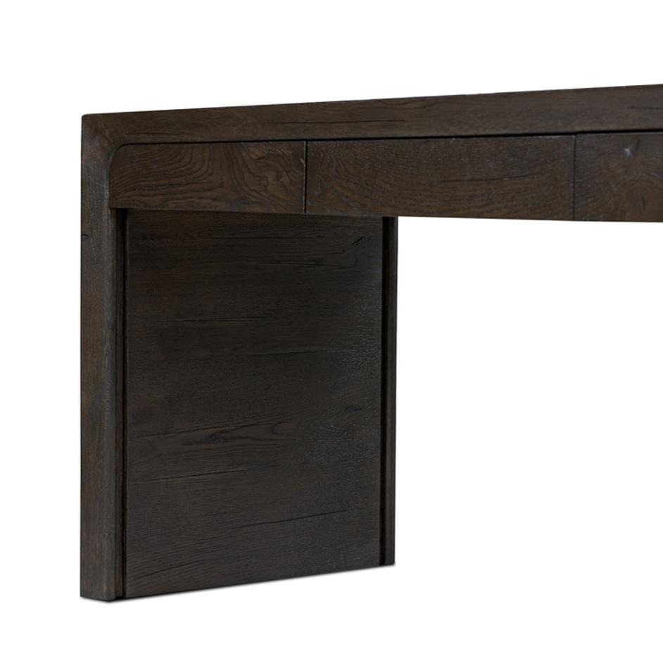 Henry Desk - Charcoal Oak Thick Veneer by Four Hands