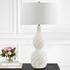 Twisted Swirl White Table Lamp by Uttermost