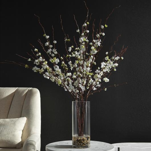 Quince Blossoms Silk Centerpiece by Uttermost