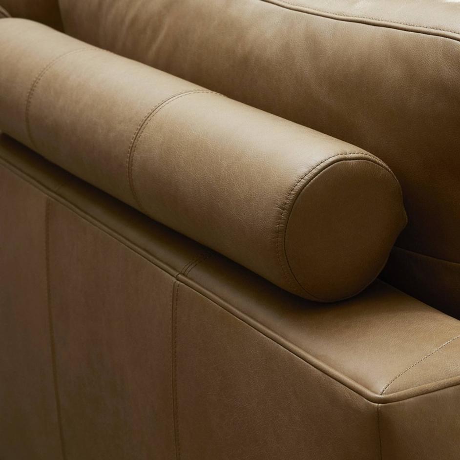 Melle 2-Piece Sectional In Lipari Camel And Ebony Steel by Four Hands