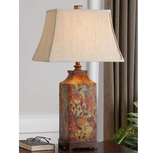 Colorful Flowers Table Lamp by Uttermost
