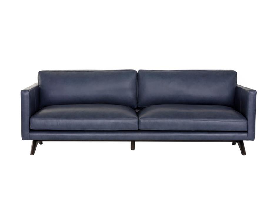 ROGERS SOFA - CORTINA INK LEATHER by Sunpan