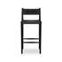 Lomas Bar + Counter Outdoor Stool - Vintage Coal by Four Hands