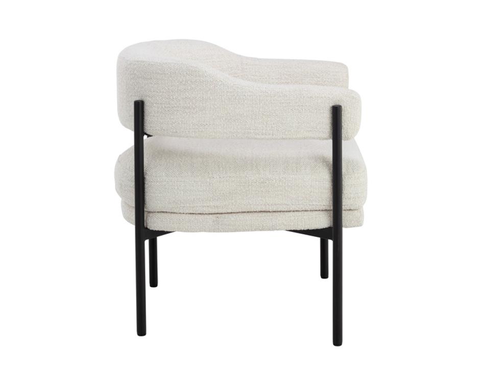 LOLA LOUNGE CHAIR - MERINO PEARL by Sunpan