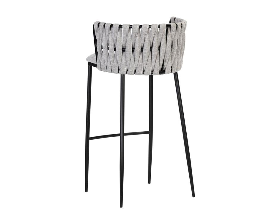 Sarai Barstool - Belfast Heather Grey by Sunpan