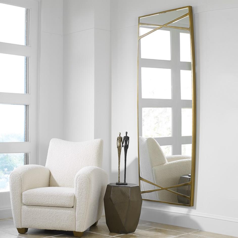 Gentry Oversized Gold Mirror by Uttermost