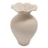 Ruffle 12In Decorative Vessel Ecru by Moes Home