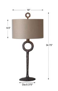 Ferro Cast Iron Table Lamp by Uttermost