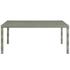 Brandon 70" Outdoor Patio Wicker Rattan Dining Table In Light Gray by Modway Furniture