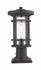 Jordan 1 Light Outdoor Pier Mounted Fixture in Oil Rubbed Bronze Finish by Z-Lite