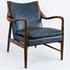 Kiannah Club Chair Blue by Classic Home