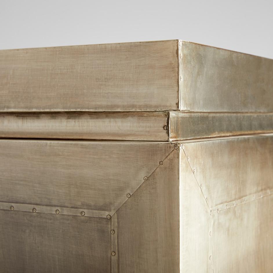 Anatolia Ped|Wht Metal-Sm by Cyan Design