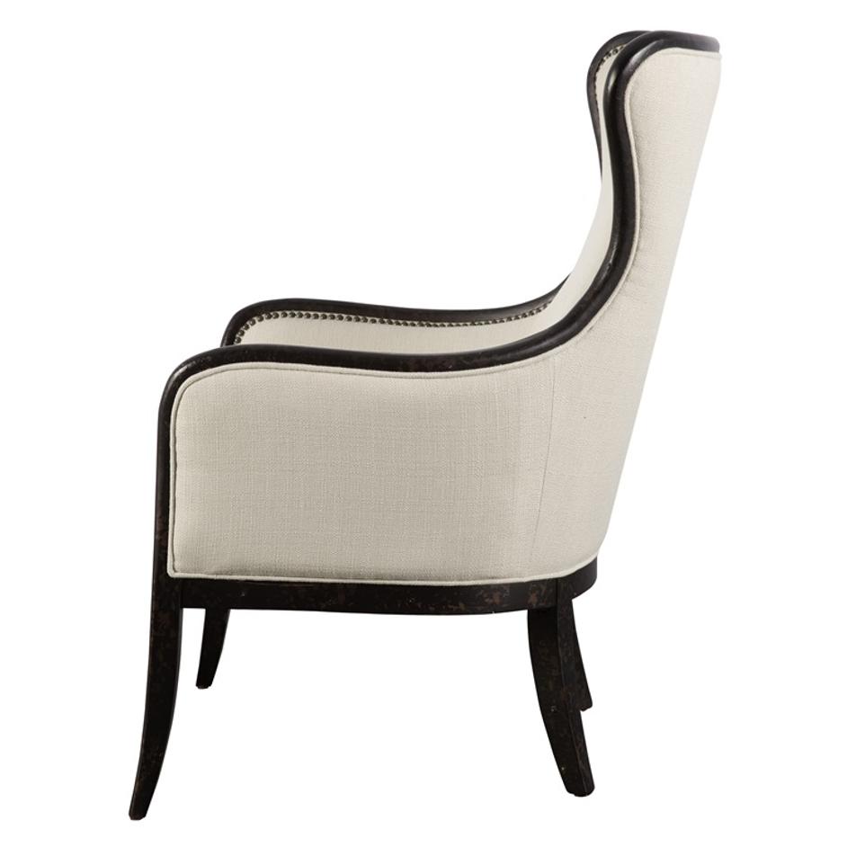 Sandy Wing Back Armchair by Uttermost