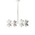 Santorini Chandelier In Matte White Plaster by FOUR HANDS