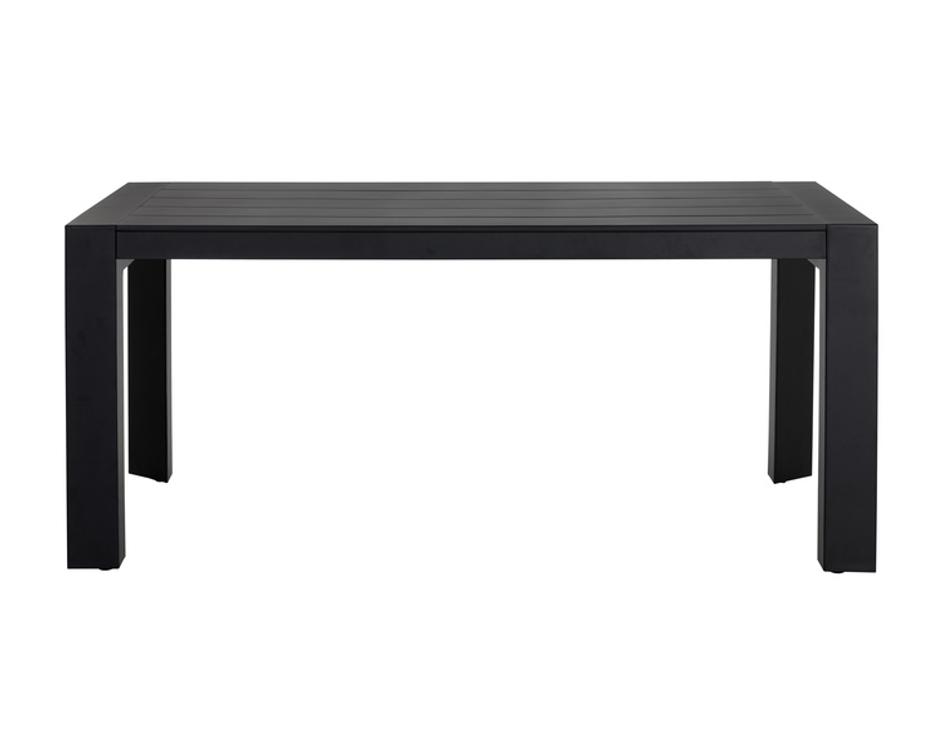 MERANO DINING TABLE - BLACK - 70" by Sunpan